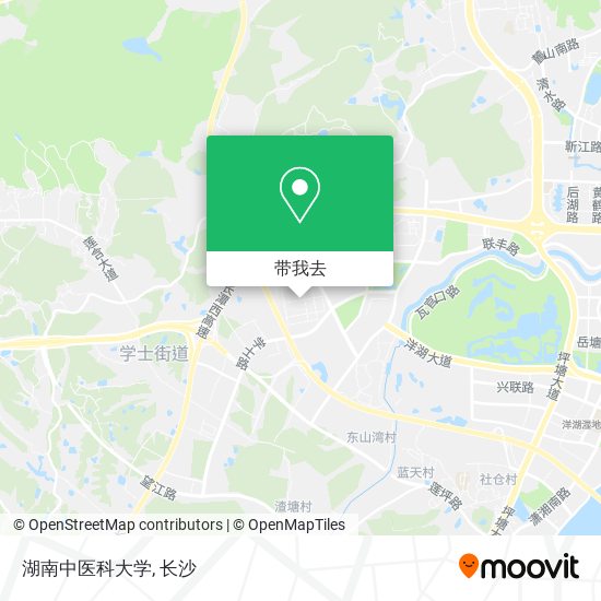湖南中医科大学地图
