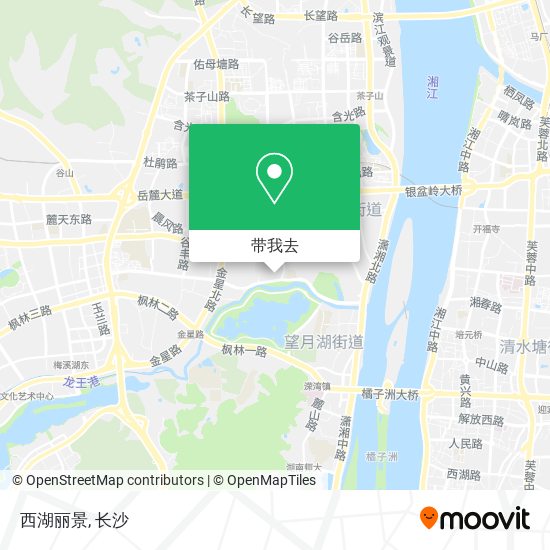 西湖丽景地图