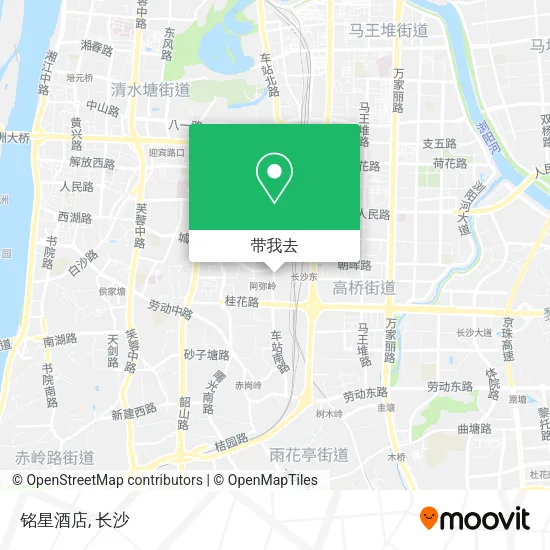 铭星酒店‎地图