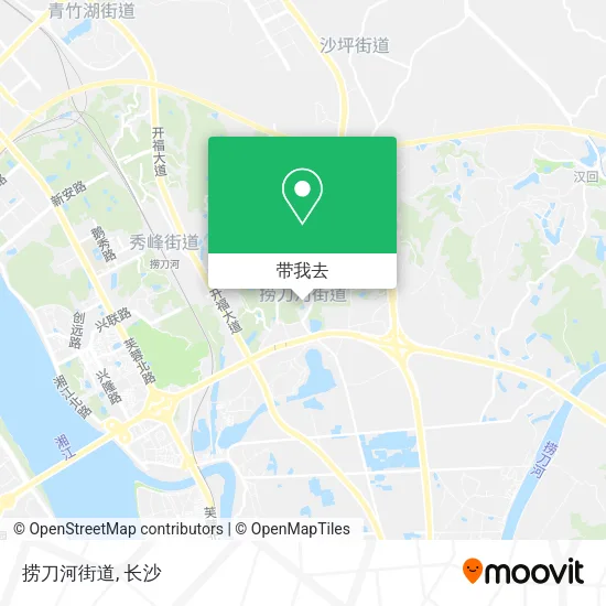 捞刀河街道地图