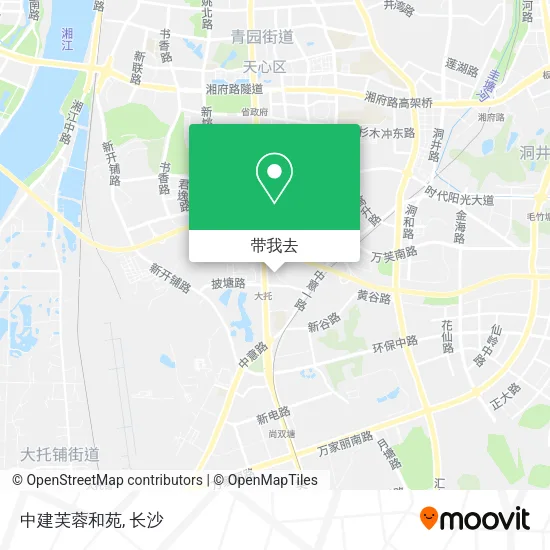 中建芙蓉和苑地图