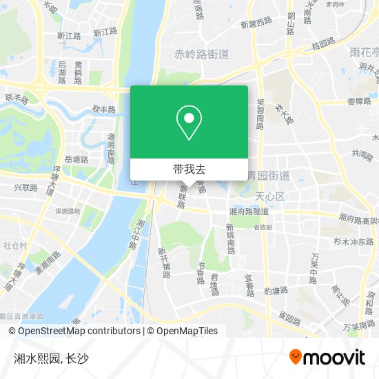 湘水熙园地图
