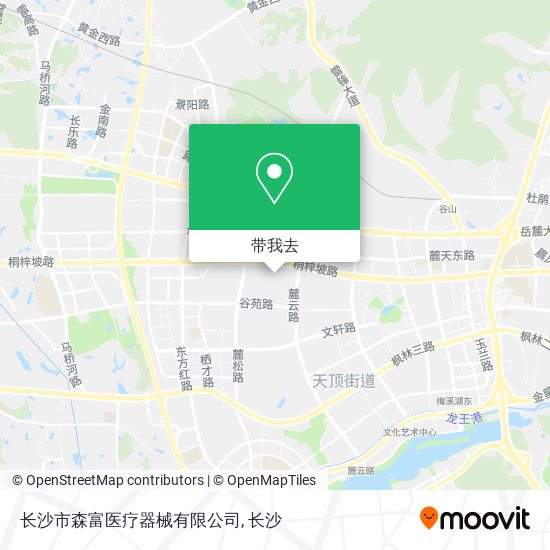 长沙市森富医疗器械有限公司地图
