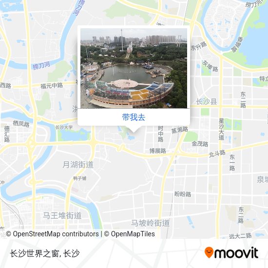 长沙世界之窗地图