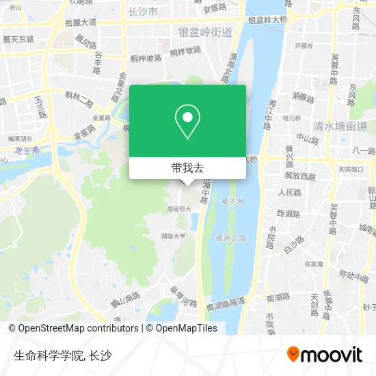 生命科学学院地图