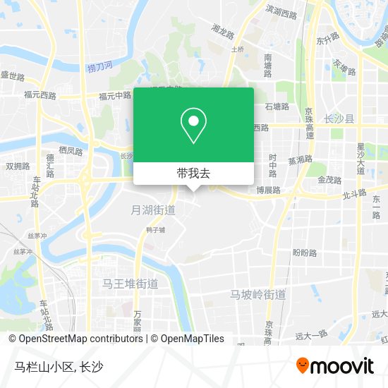 马栏山小区地图