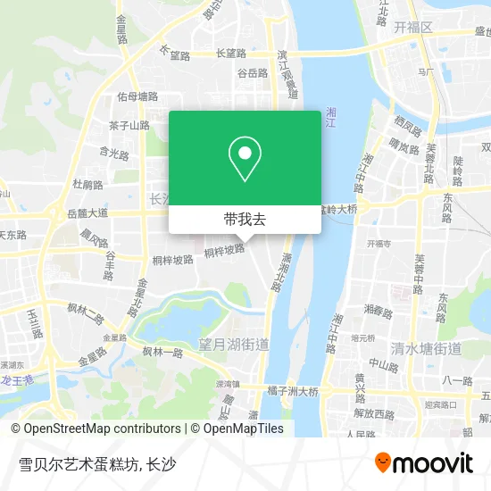 雪贝尔艺术蛋糕坊地图