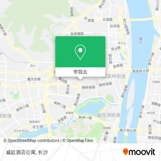 威廷酒店公寓地图