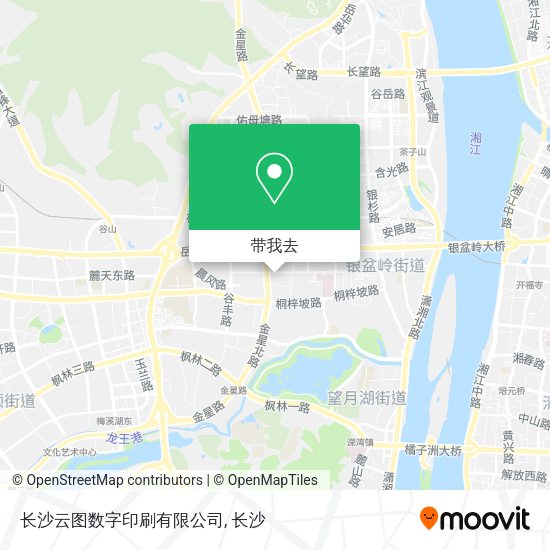 长沙云图数字印刷有限公司地图