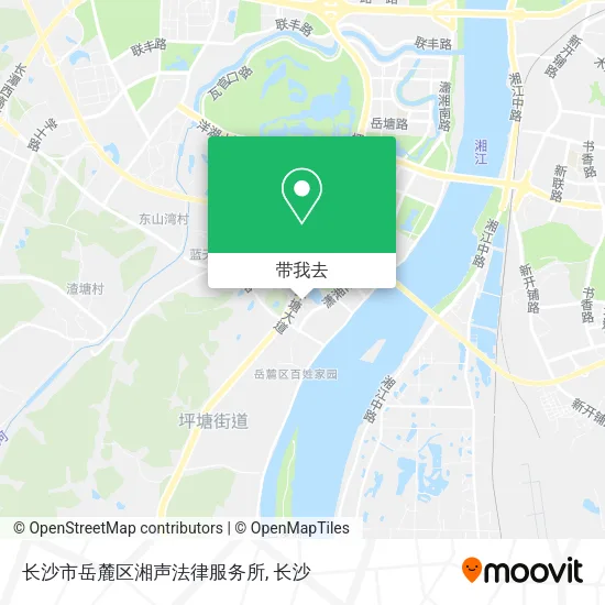 长沙市岳麓区湘声法律服务所地图