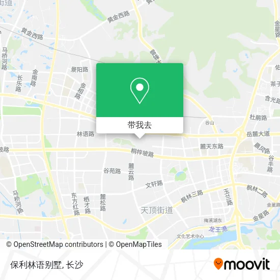 保利林语别墅地图