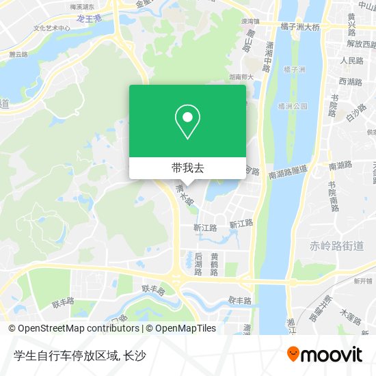 学生自行车停放区域地图