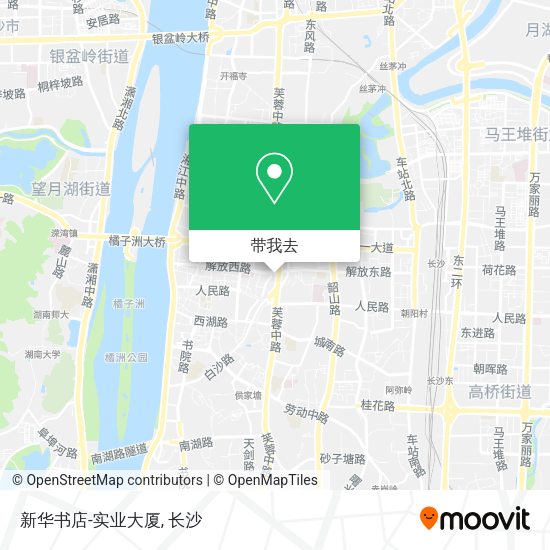新华书店-实业大厦地图