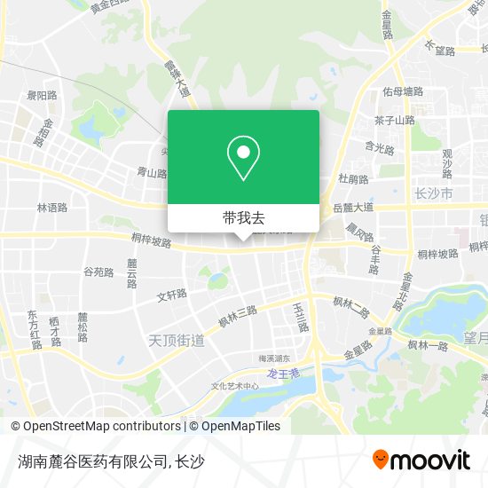 湖南麓谷医药有限公司地图