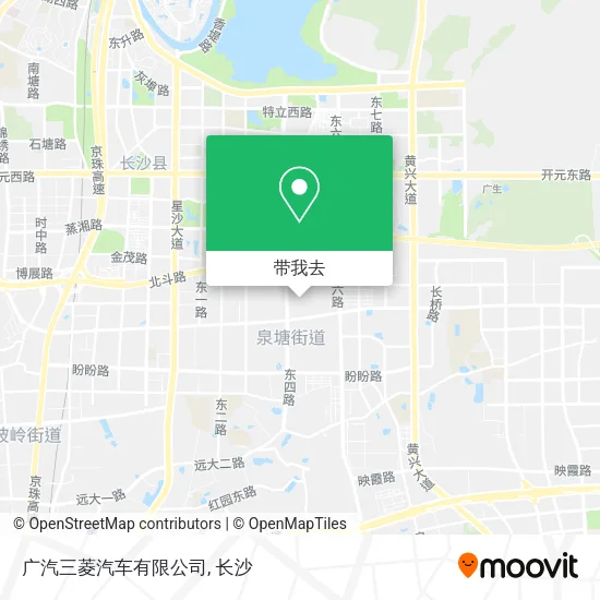 广汽三菱汽车有限公司地图