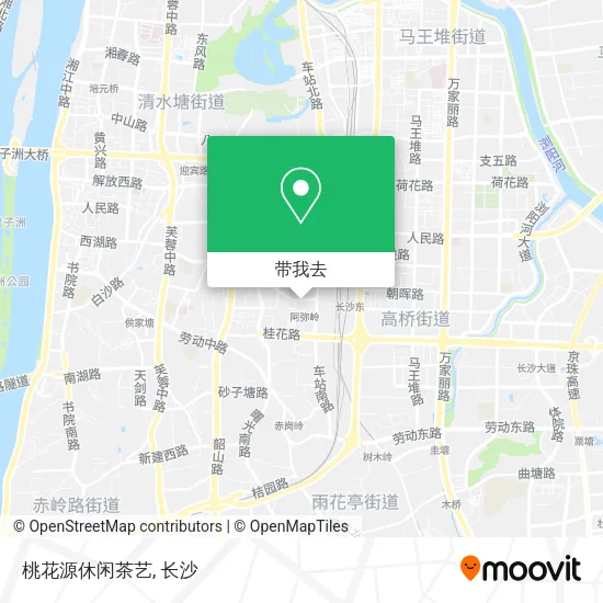 桃花源休闲茶艺‎地图