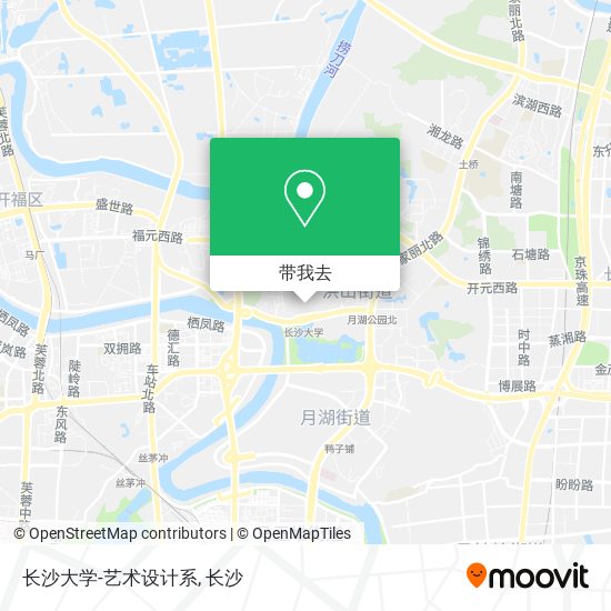 长沙大学-艺术设计系地图