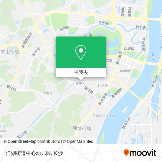洋湖街道中心幼儿园地图