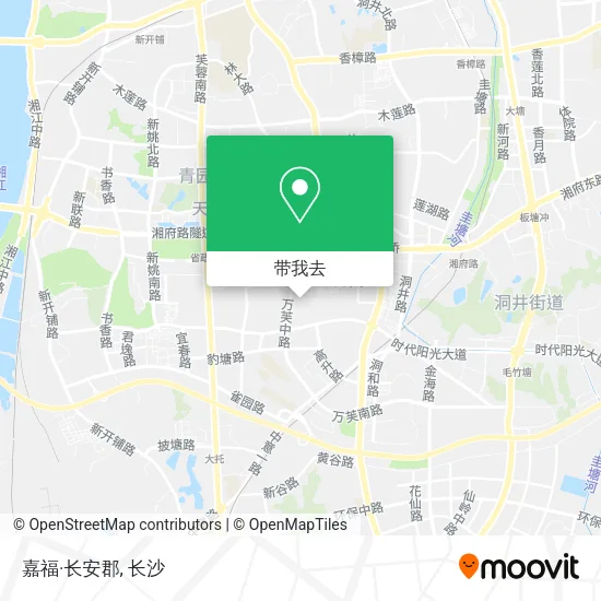 嘉福·长安郡地图
