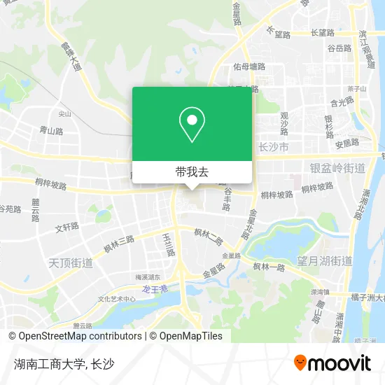 湖南工商大学地图