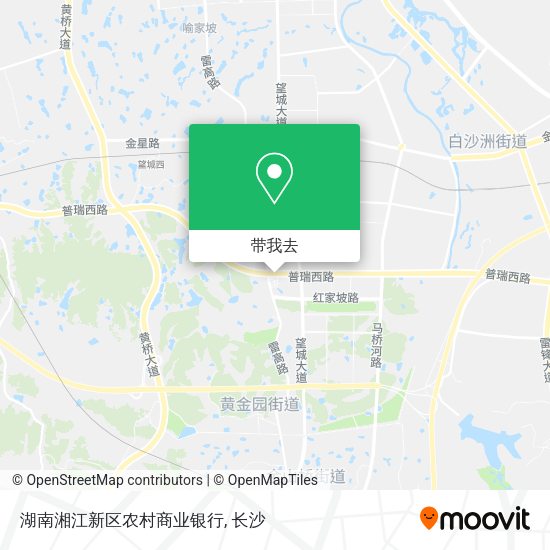 湖南湘江新区农村商业银行地图