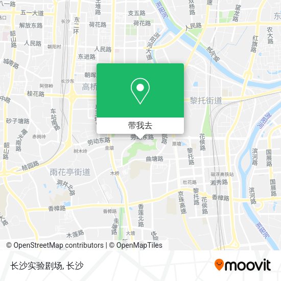 长沙实验剧场地图