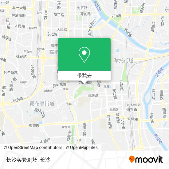 长沙实验剧场地图
