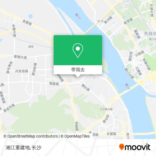 湘江重建地地图