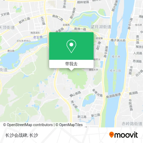 长沙会战碑地图
