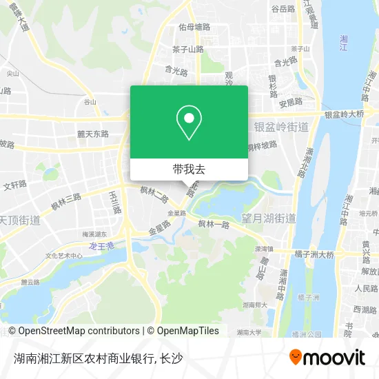 湖南湘江新区农村商业银行地图