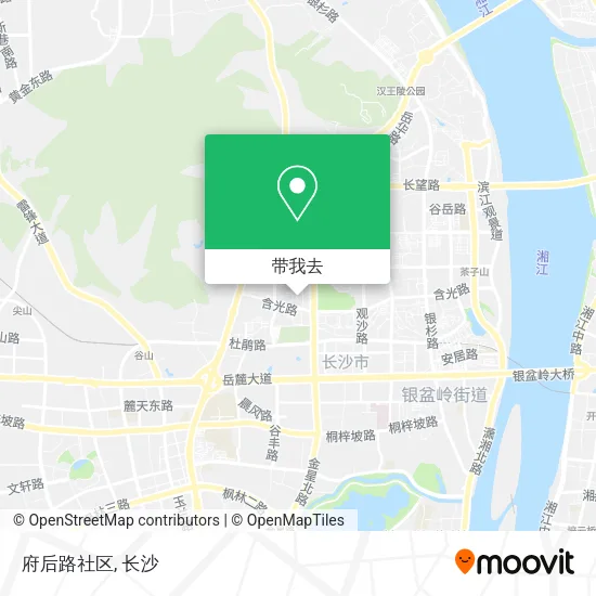 府后路社区地图