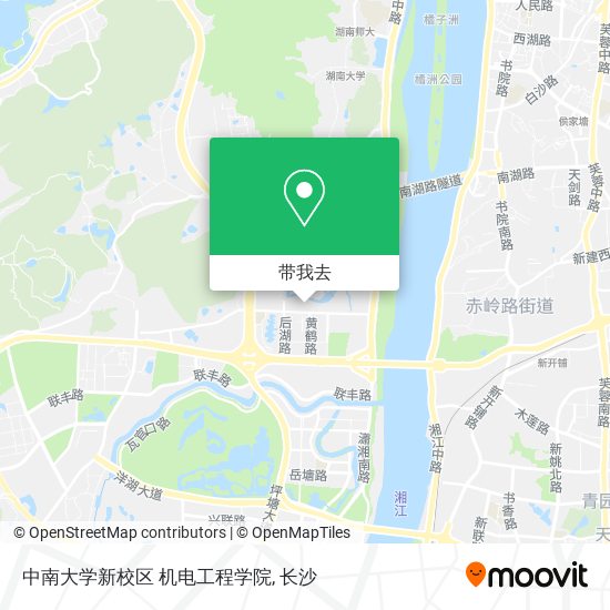 中南大学新校区 机电工程学院地图