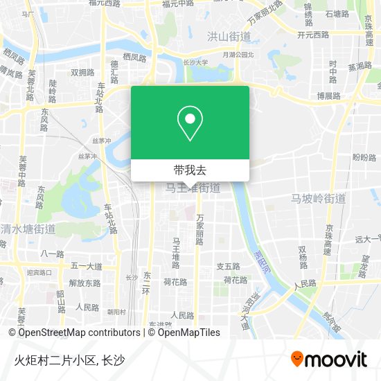 火炬村二片小区地图