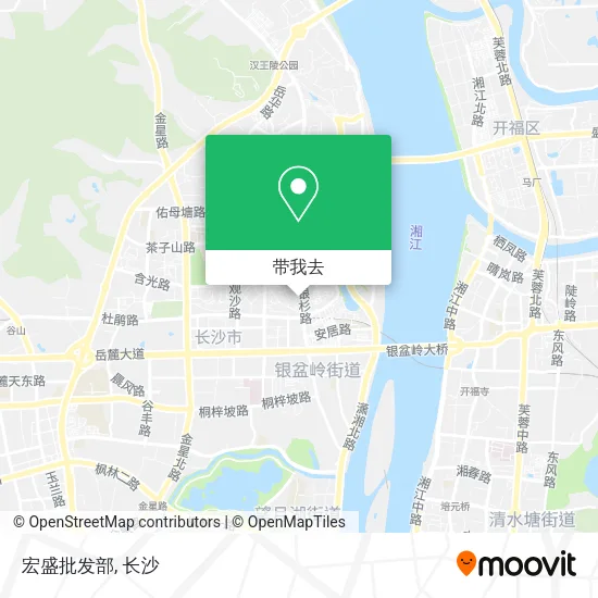 宏盛批发部地图