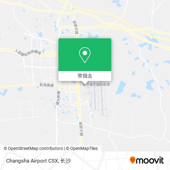 Changsha Airport CSX地图