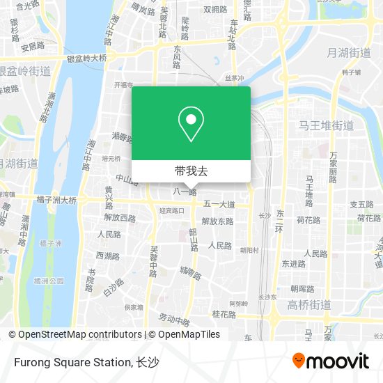 Furong Square Station地图