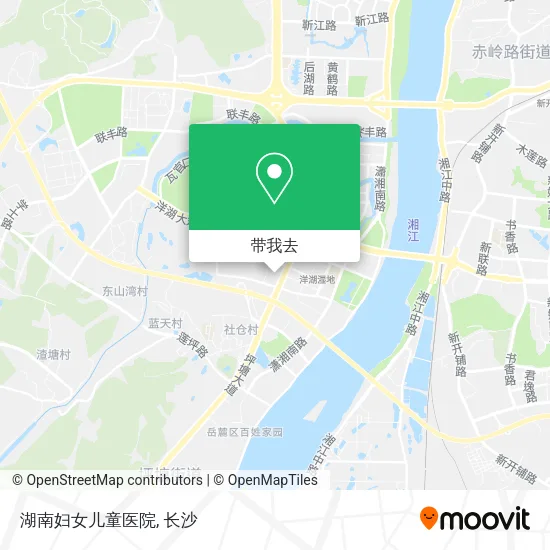 湖南妇女儿童医院地图