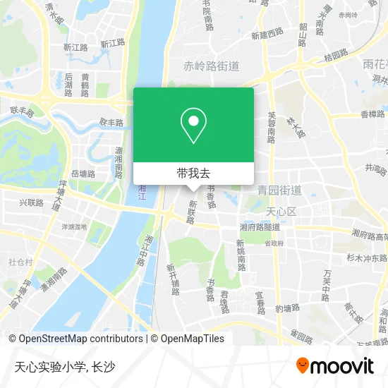天心实验小学地图
