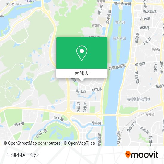 后湖小区地图