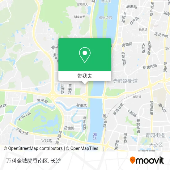万科金域缇香南区地图