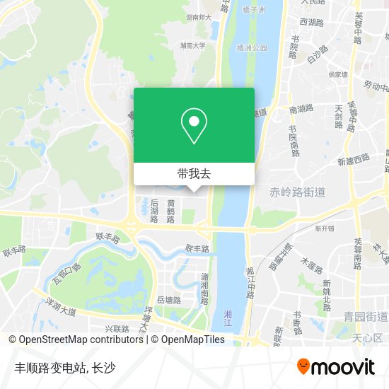 丰顺路变电站地图