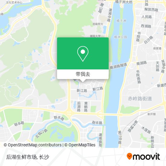 后湖生鲜市场地图