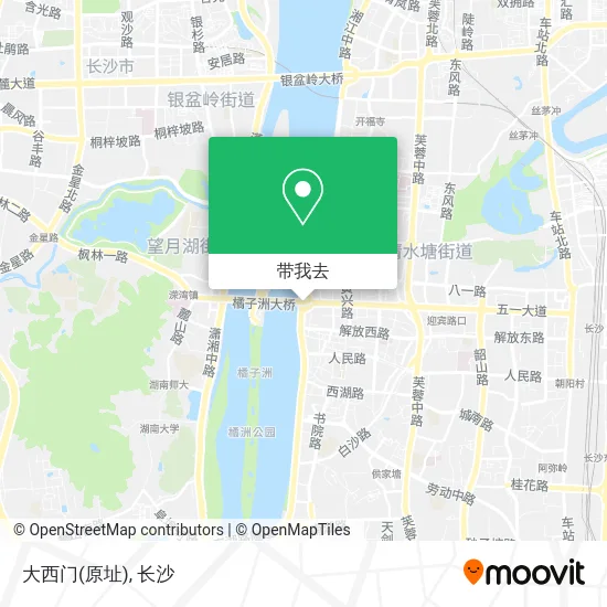 大西门(原址)地图