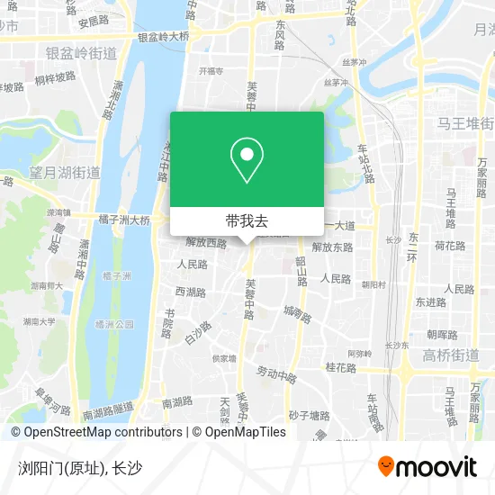 浏阳门(原址)地图
