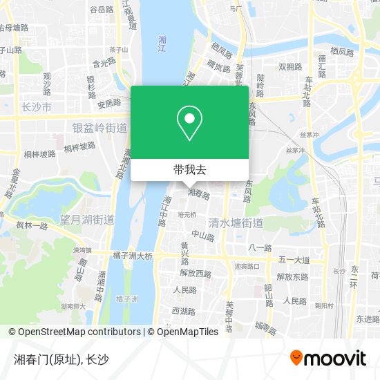 湘春门(原址)地图