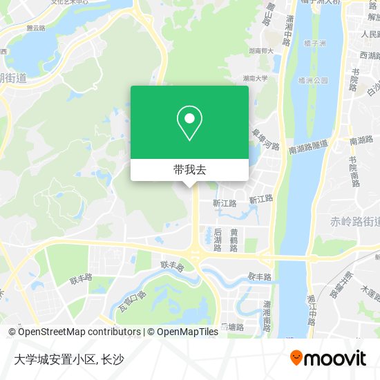 大学城安置小区地图