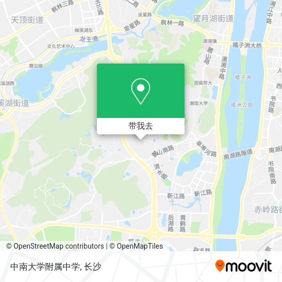 中南大学附属中学地图