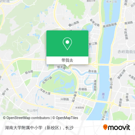 湖南大学附属中小学（新校区）地图