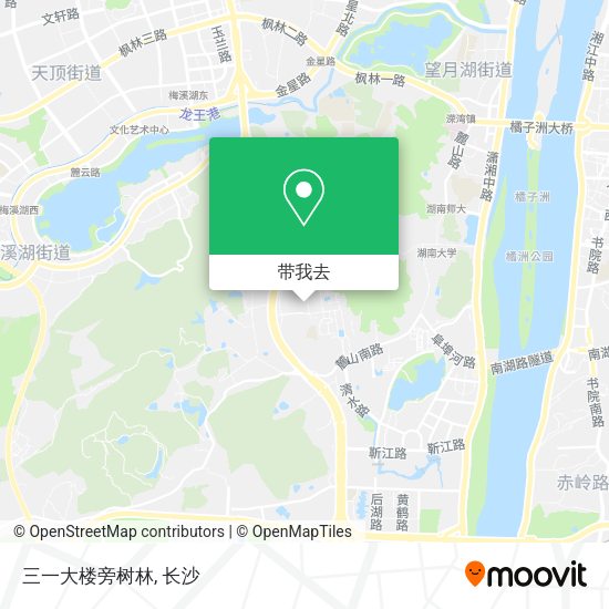 三一大楼旁树林地图