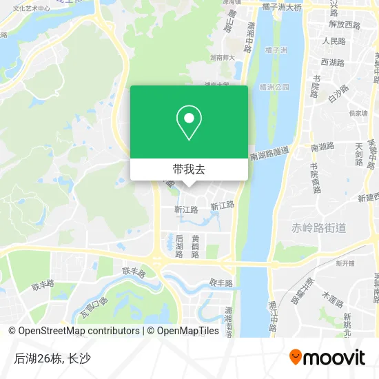 后湖26栋地图